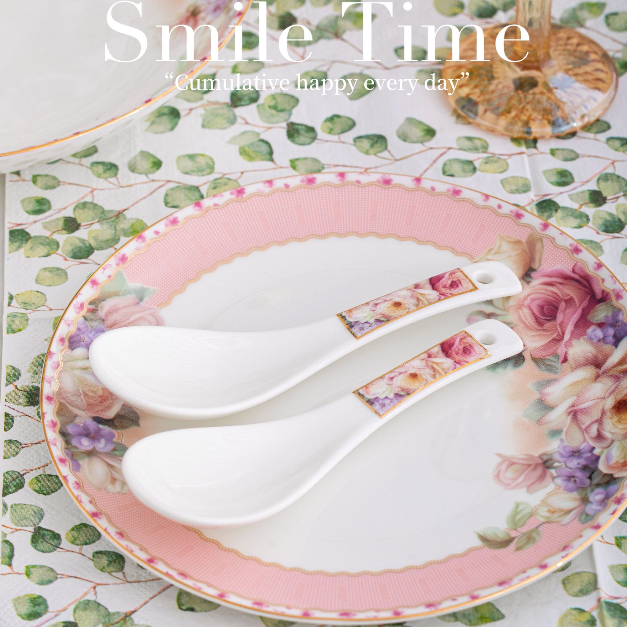 倾城玫瑰小汤勺10个装