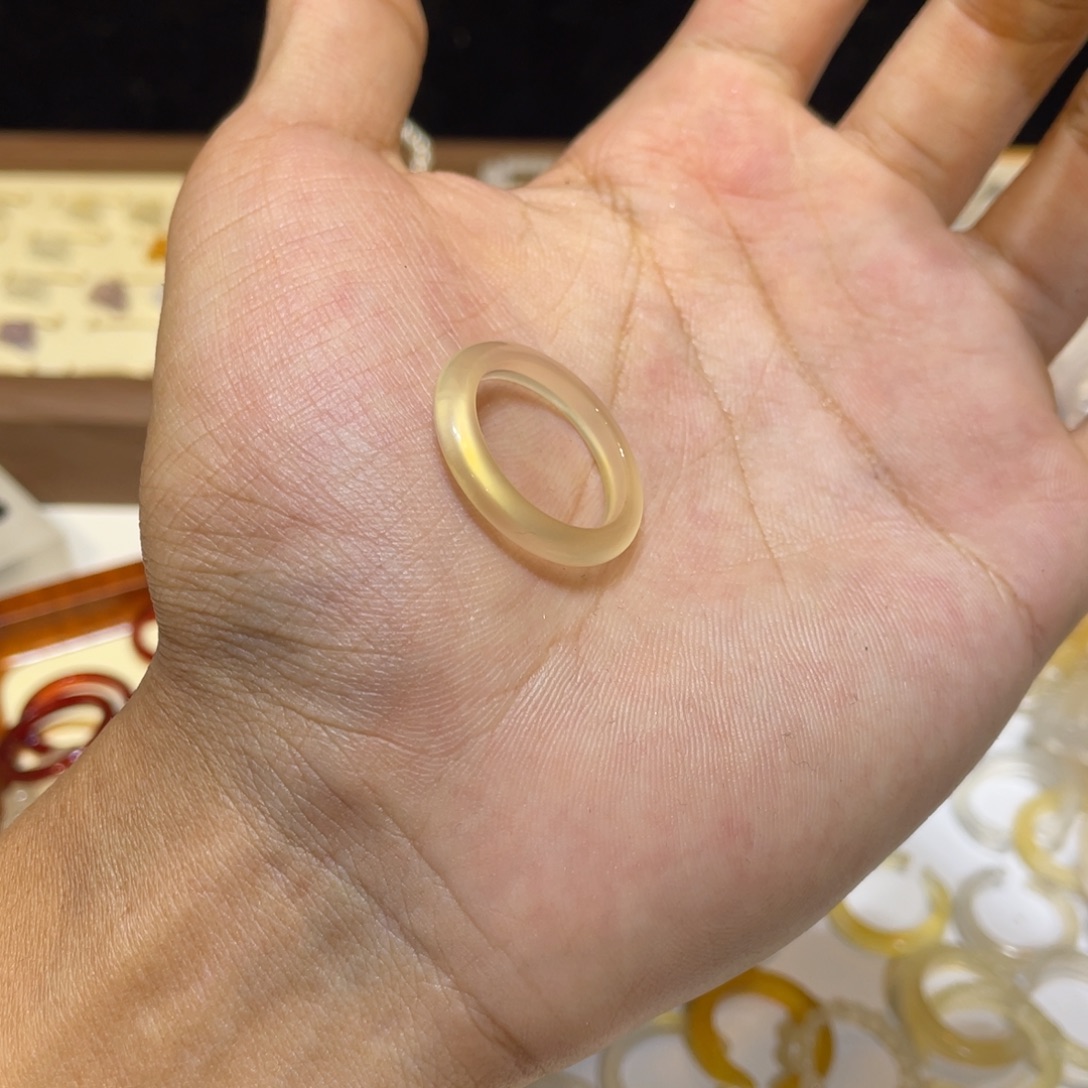 玛瑙/玉髓未镶嵌戒指87号港19