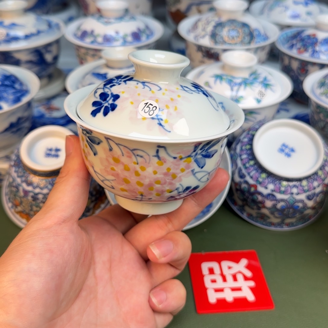 彦祖纯手工手绘茶具158