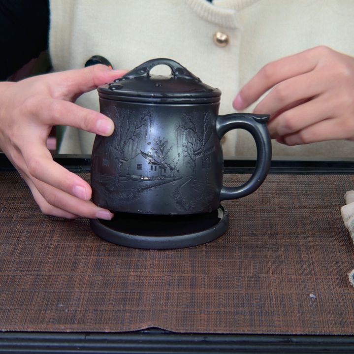 紫砂茶杯高货放漏