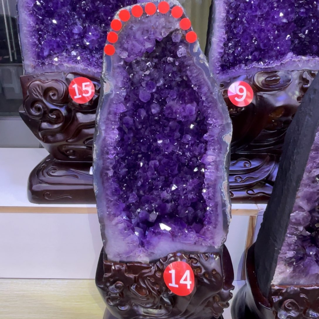 未镶嵌大型摆件（非配饰）紫晶