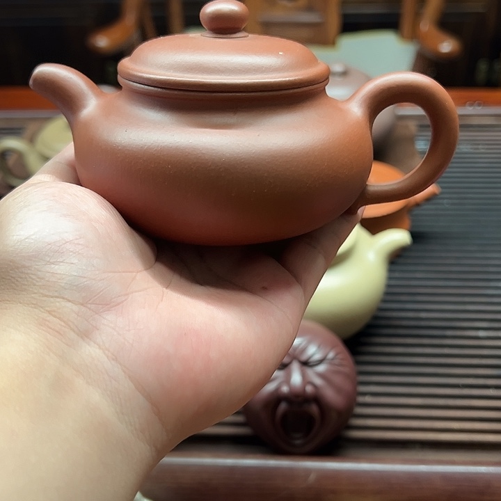 茶壶紫砂微微瑕仿古240cv
