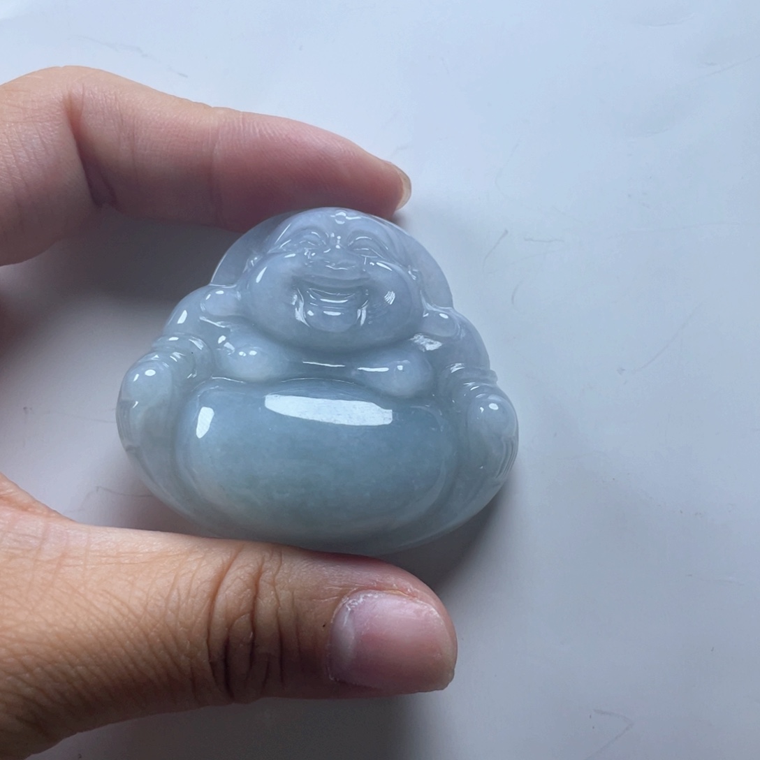 翡翠未镶嵌颈饰安****光