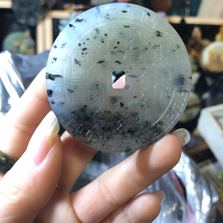 岫玉未镶嵌岫玉挂件