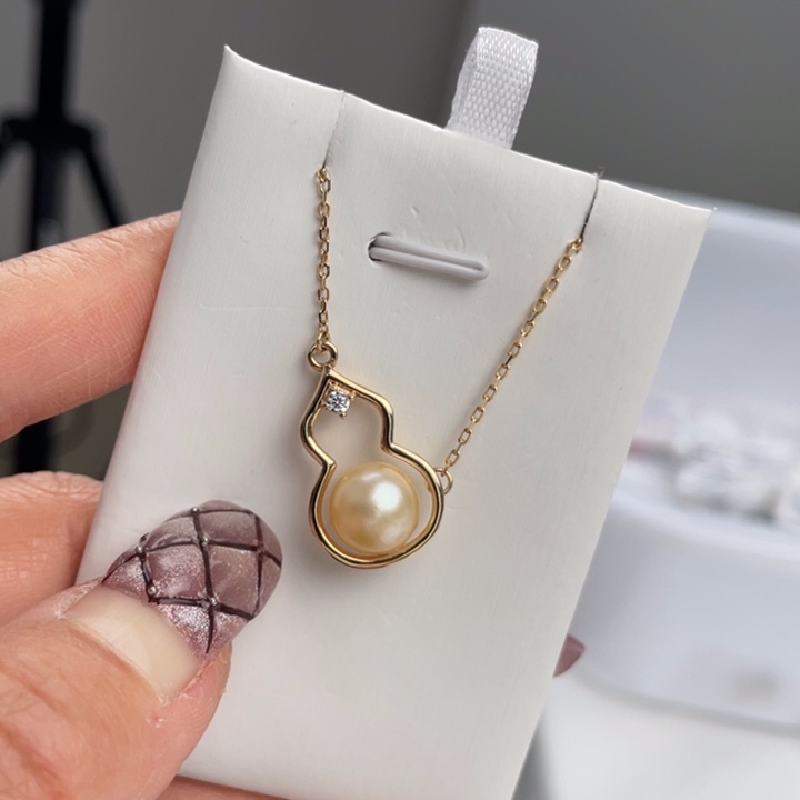 海水珍珠颈饰银S925镶嵌