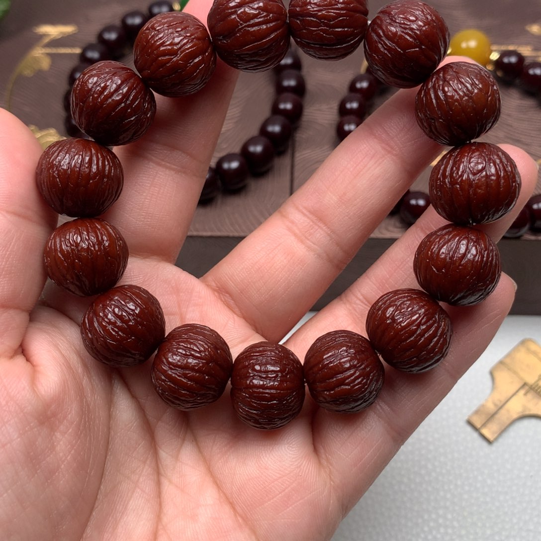 核桃手串/手链猴头的小伙伴