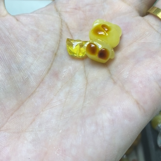 未镶嵌蜜蜡裸石吊坠