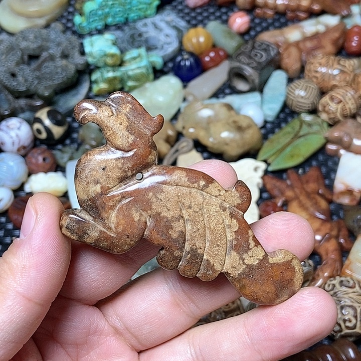 和田玉未镶嵌颈饰148