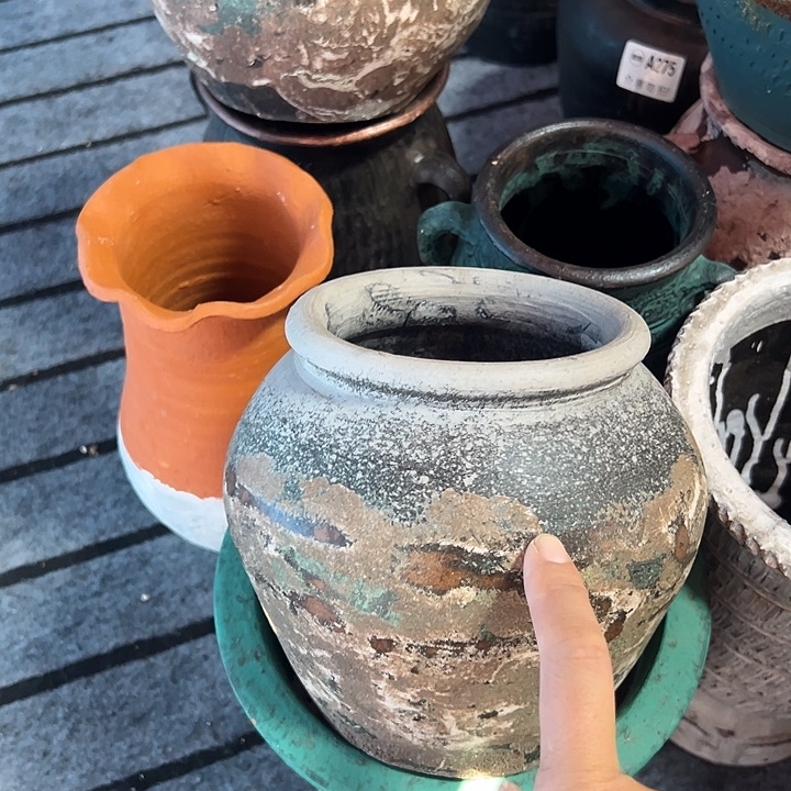 粗陶盆默认打孔高15口13