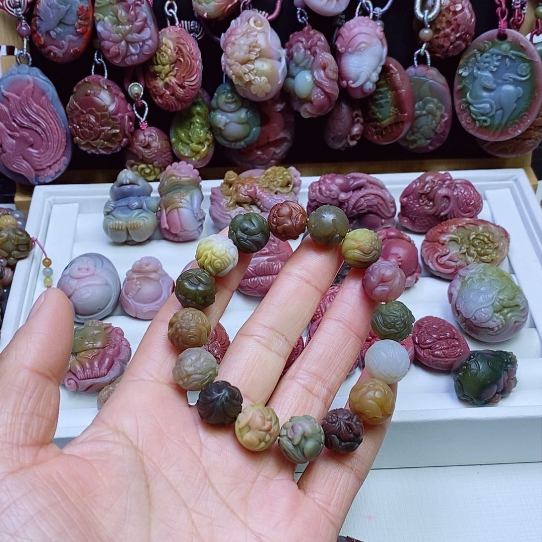 玛瑙/玉髓盐源玛瑙手串未镶嵌