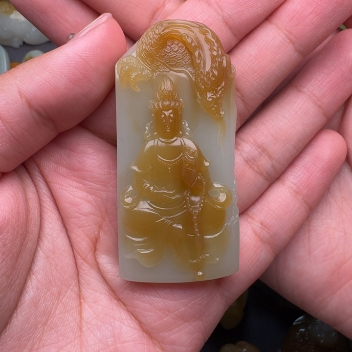 和田玉颈饰未镶嵌嘻****2