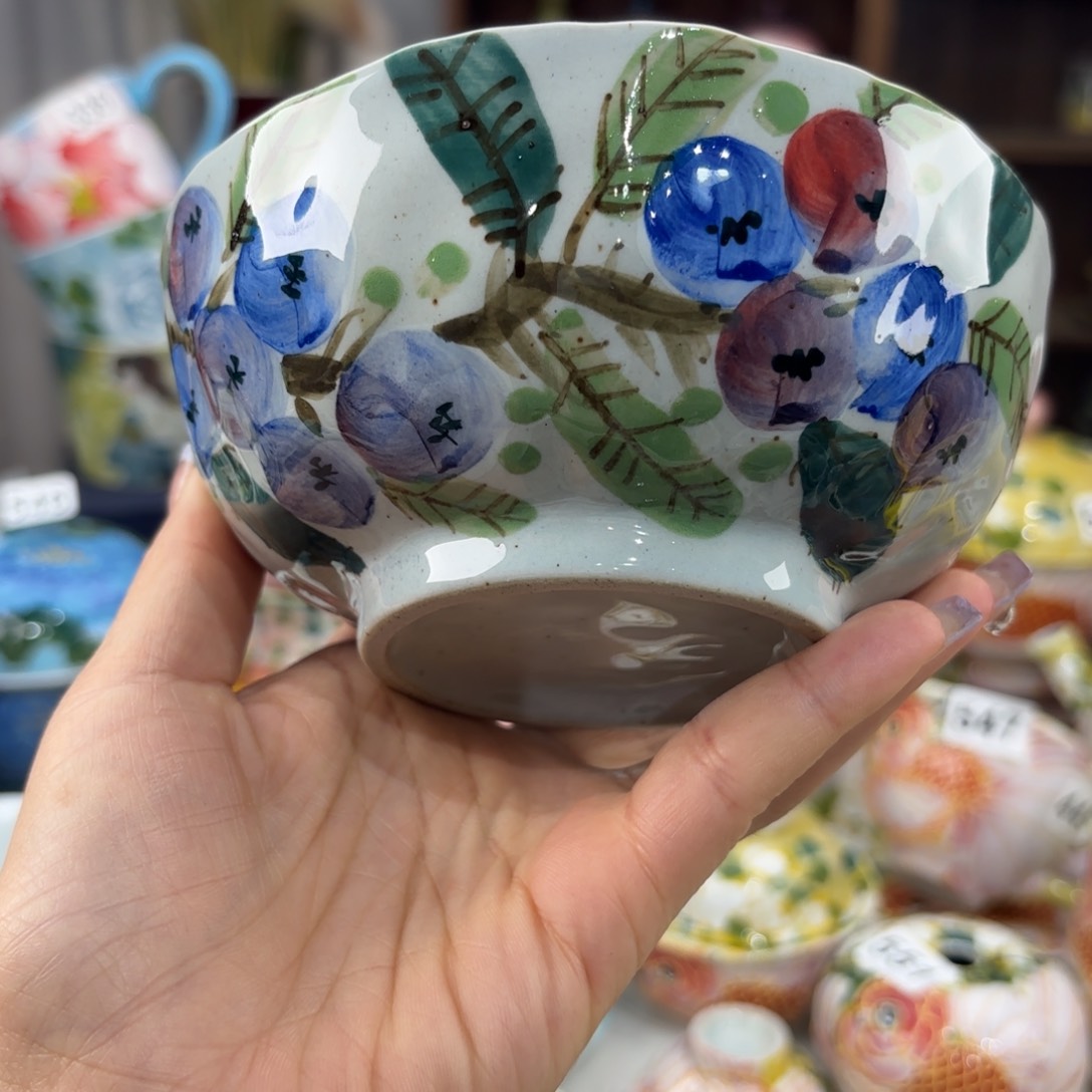 瓷片景德镇手绘高温釉下彩陶瓷茶具