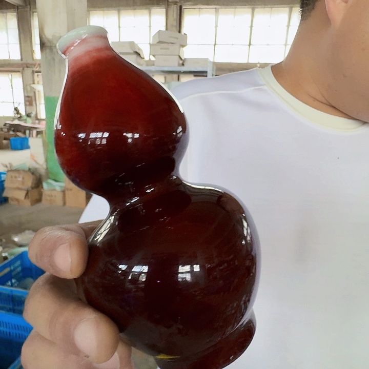 景德镇高温陶瓷郎红葫芦