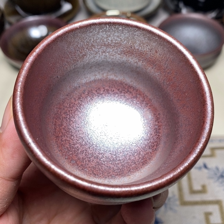 茶盏盏心茶器放漏了