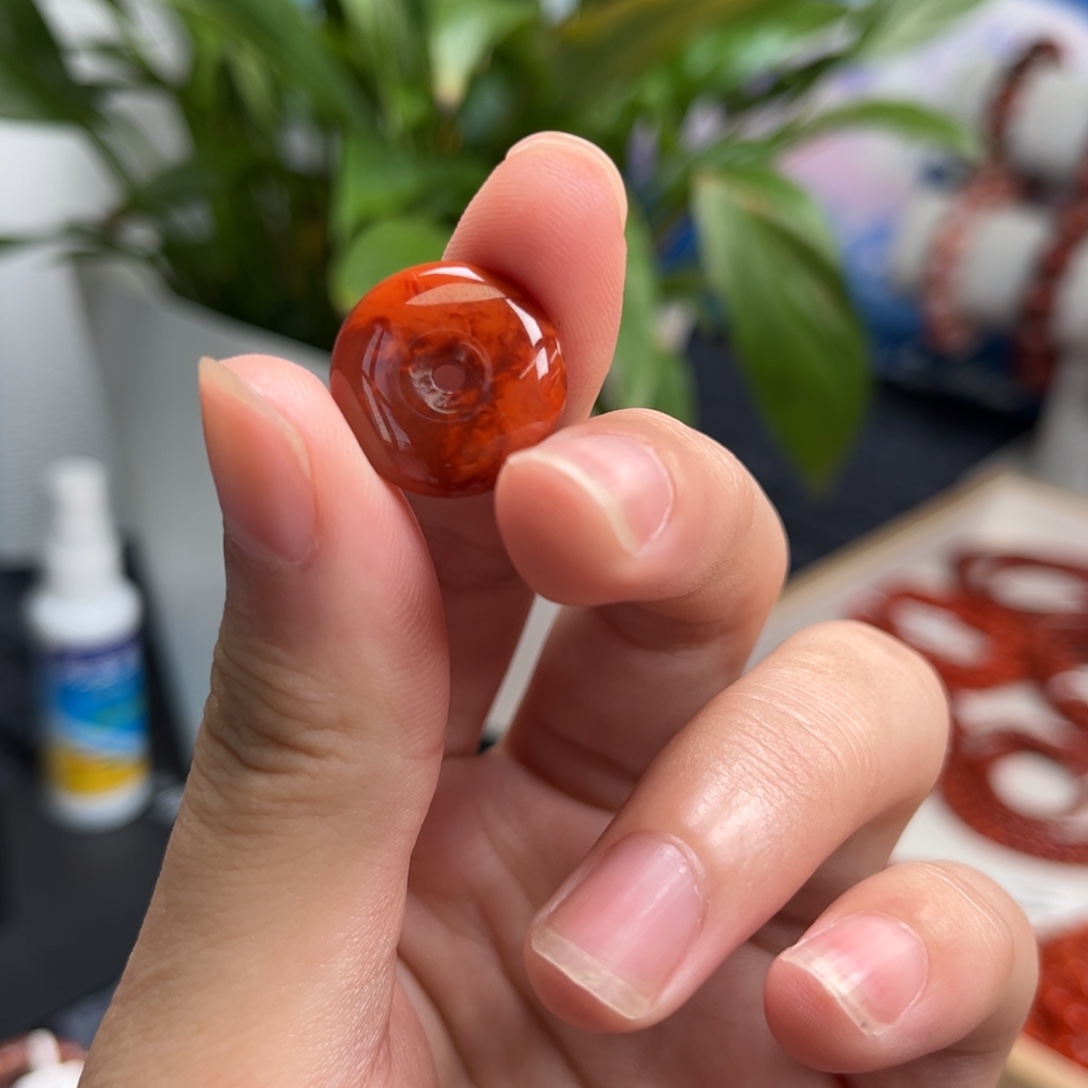 潘***妮未镶嵌手链南红玛瑙平安扣