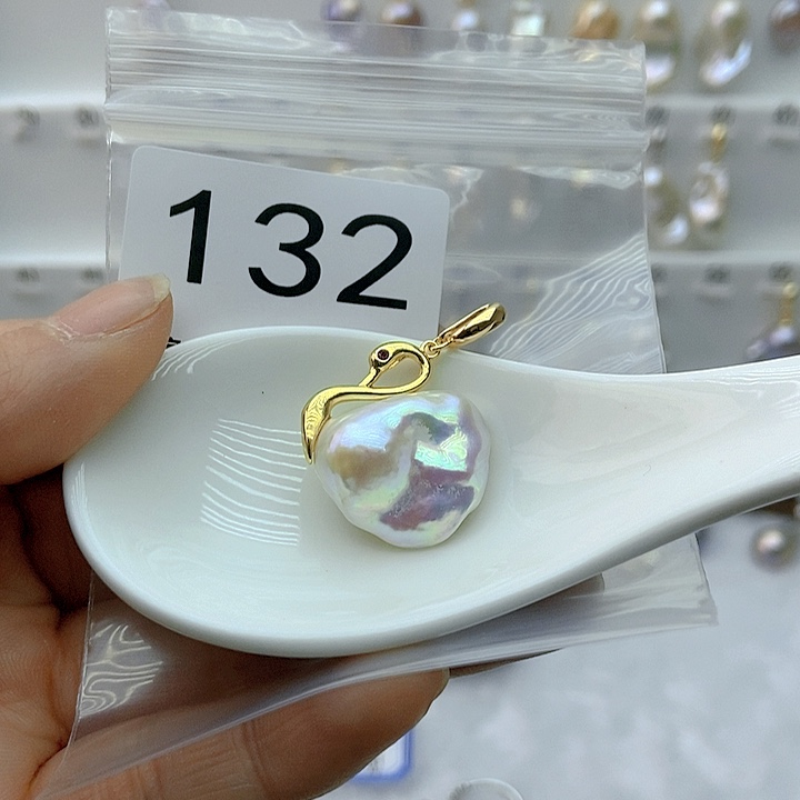 淡水珍珠颈饰银S925镶嵌