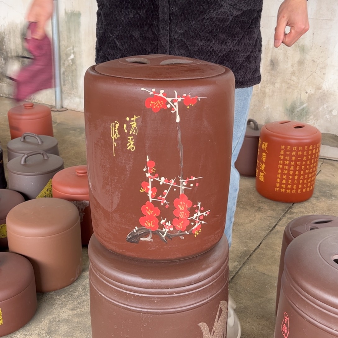 紫砂茶叶罐10 饼茶叶罐