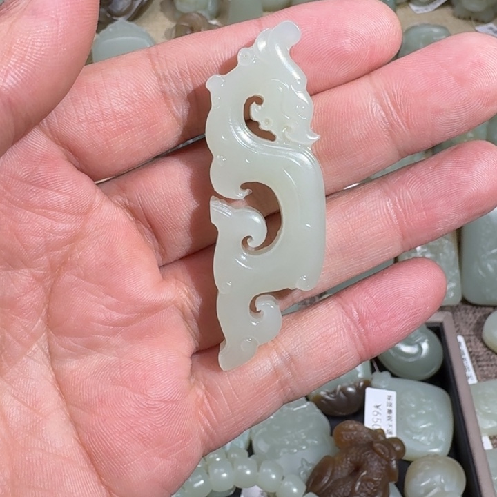 和田玉吊坠(不含链)未镶嵌