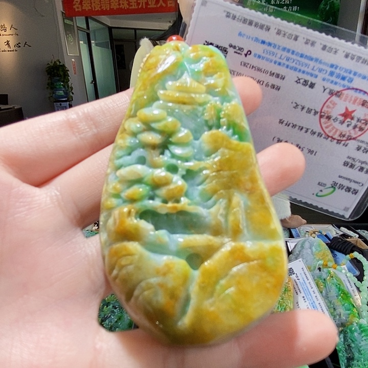 颈饰未镶嵌翡翠翡翠
