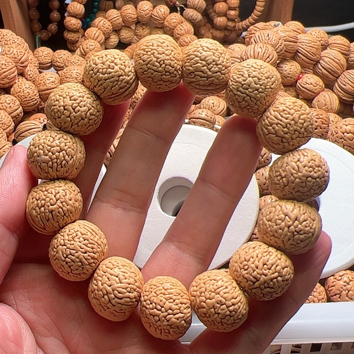 桃核手串蚂蚁纹桃核手串19尺