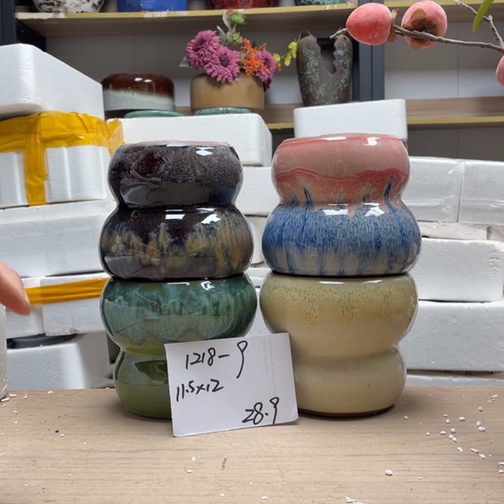 粗陶多肉花盆微瑕9