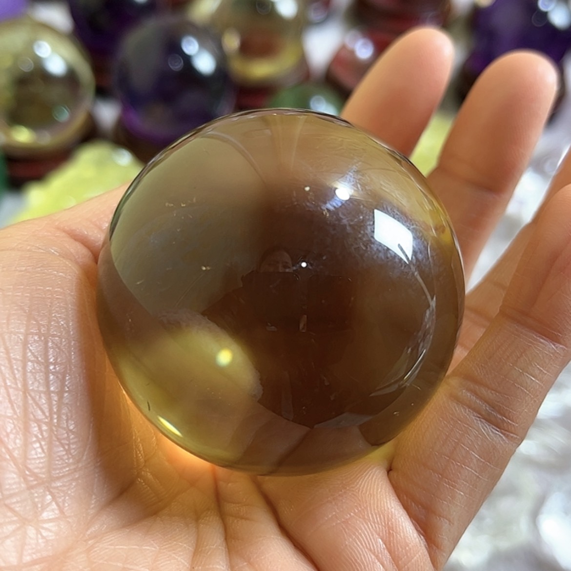 【闪购商品】水晶摆件球未镶嵌