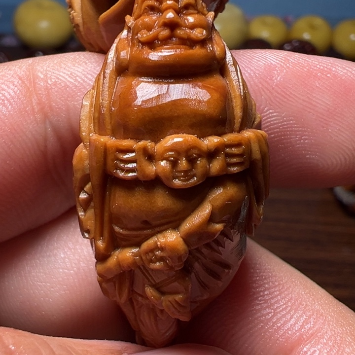 一***心橄榄核手串/手链橄榄核