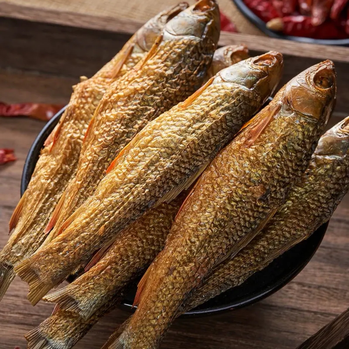 湖南农家米糠烟熏 火焙鱼 刁子鱼