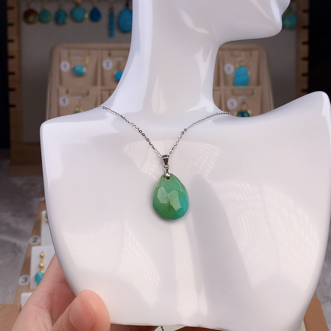 绿松石戒指银S925镶嵌