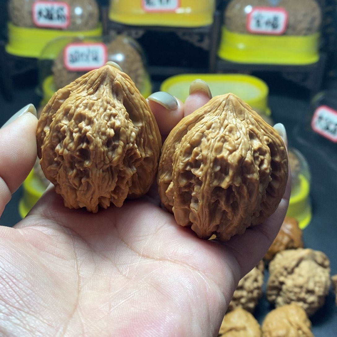 文玩核桃把件3号大沽石43尺