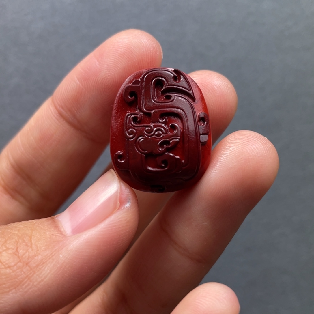 南红玛瑙未镶嵌配饰20.8mm