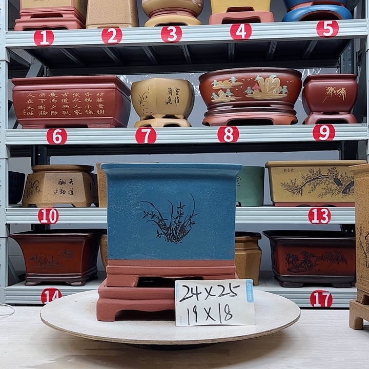 紫砂花盆紫砂花盆