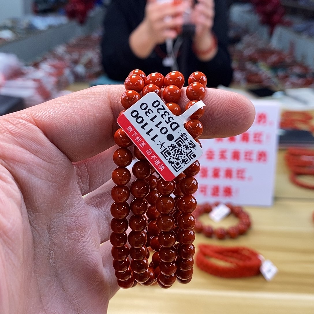 南红玛瑙急急急未镶嵌6mmmmm