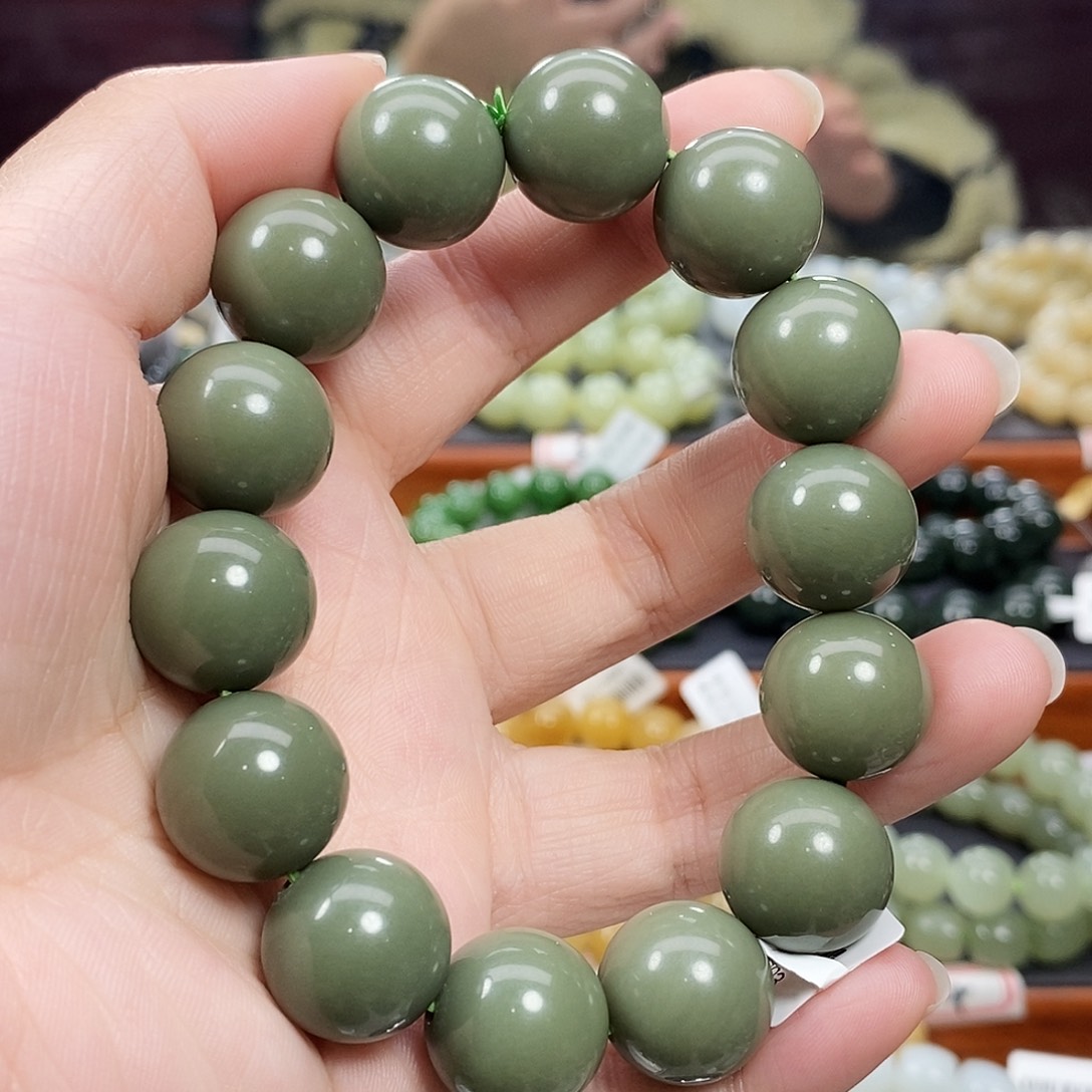 和田玉手链未镶嵌