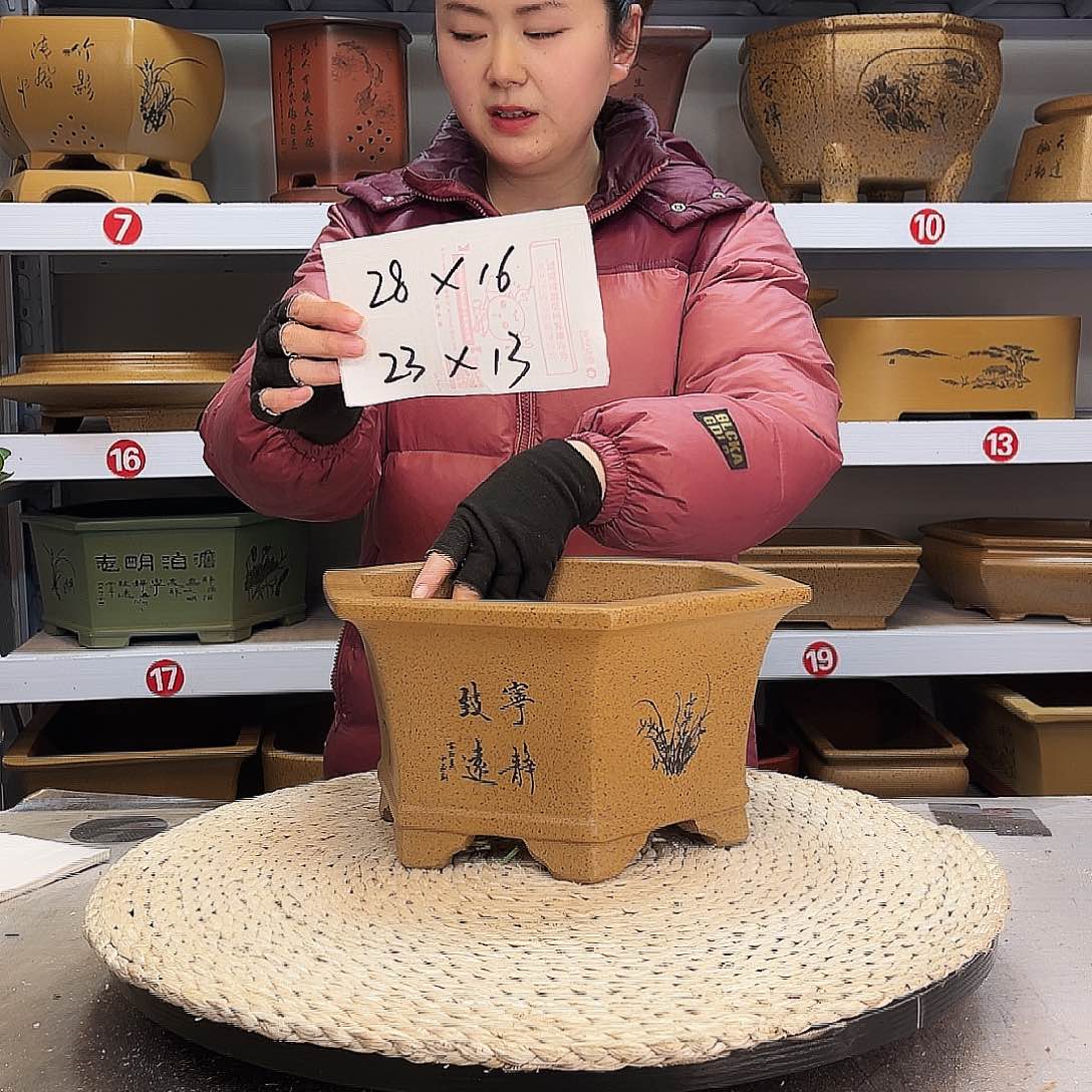 紫砂花盆紫砂花盆