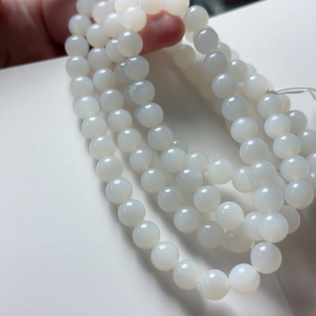 和田玉手串未镶嵌