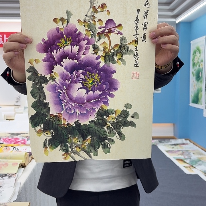 国画手绘国画作品