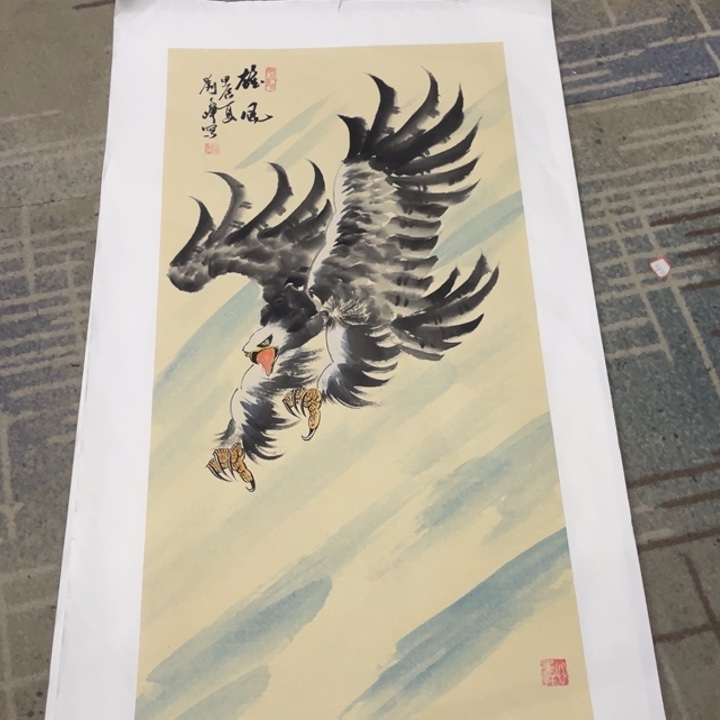 国画三尺作品花鸟11111