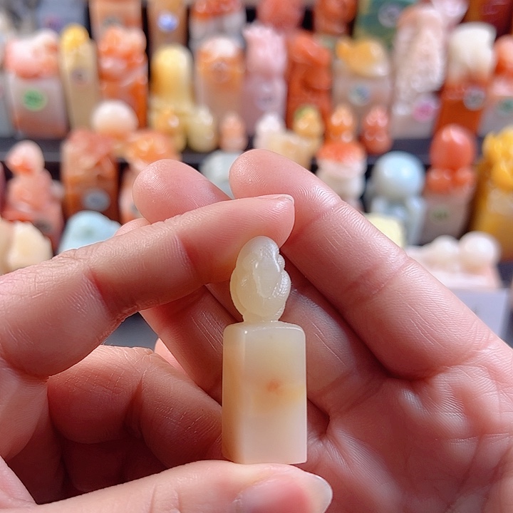 老挝石印石1.2厘米，蛇