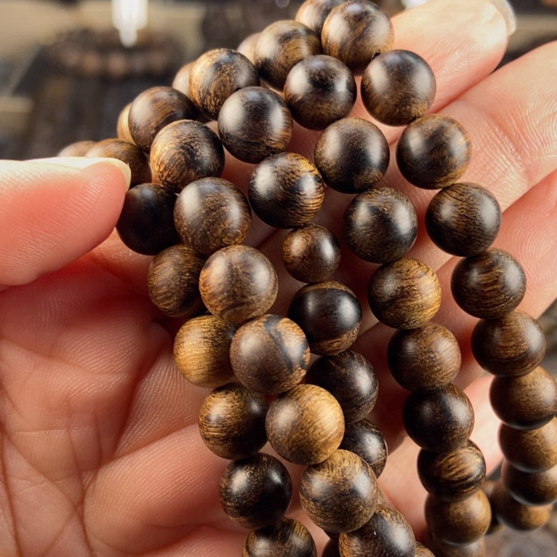 沉香手串加****…越南芽庄白棋楠