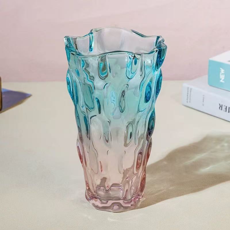 20波西米亚紫蓝渐变色杯