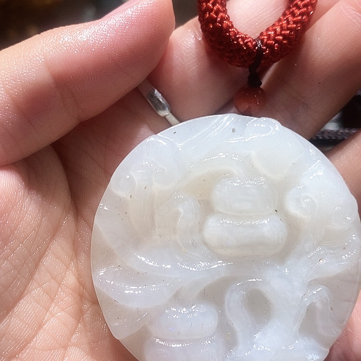 岫玉未镶嵌毛衣链