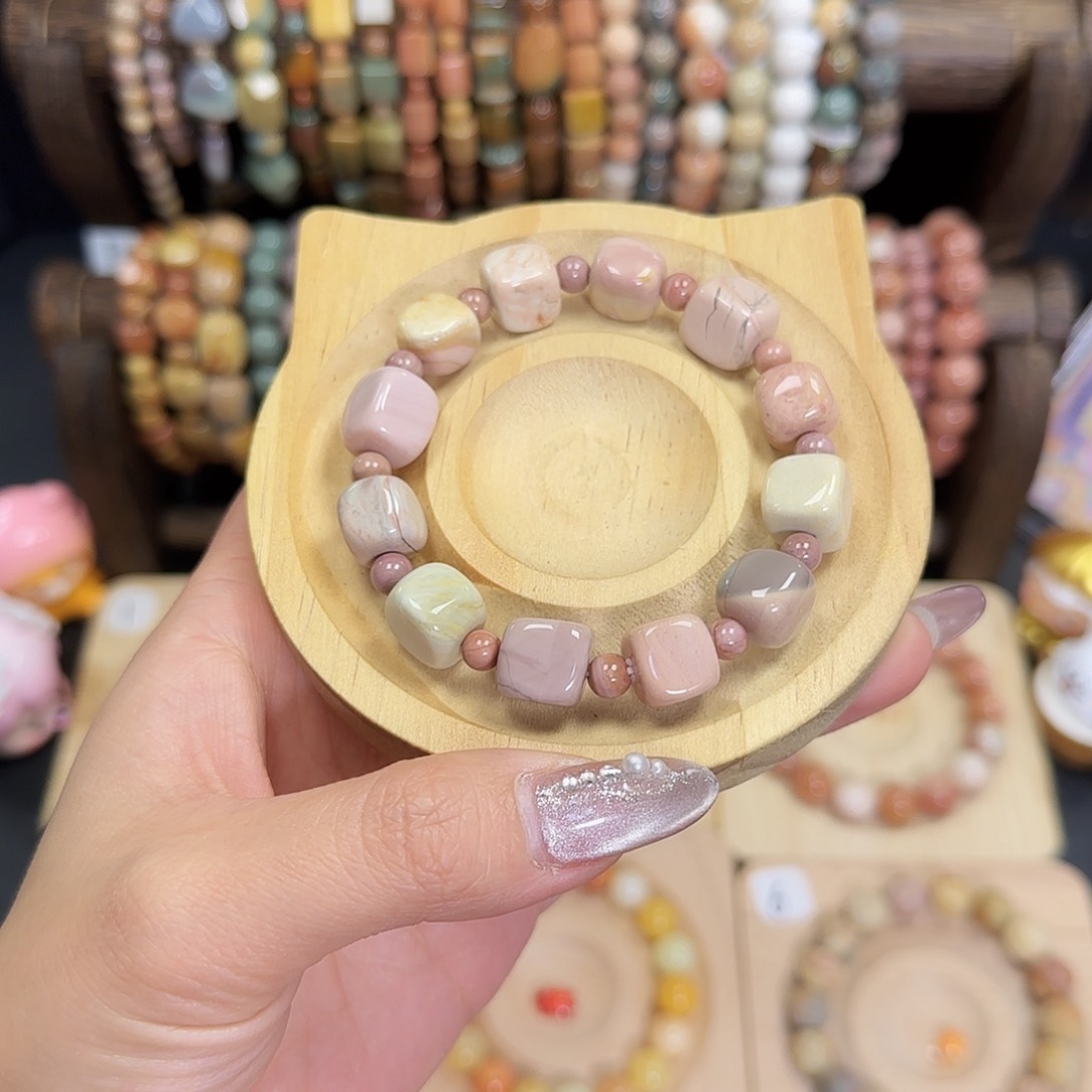 玛瑙/玉髓手串合金43