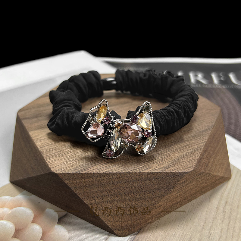 【LXX靓西西】8391发圈小狗时尚减龄高弹力面膜发圈