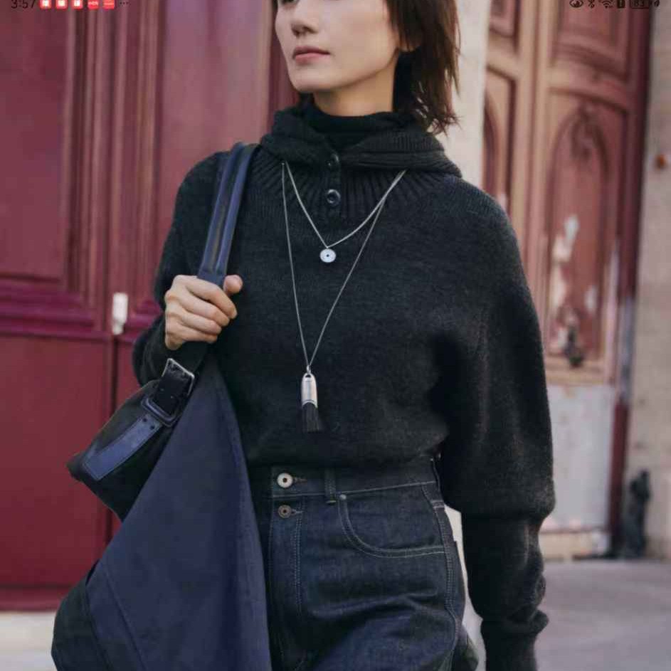 女士100%羊毛加厚毛衣衫！