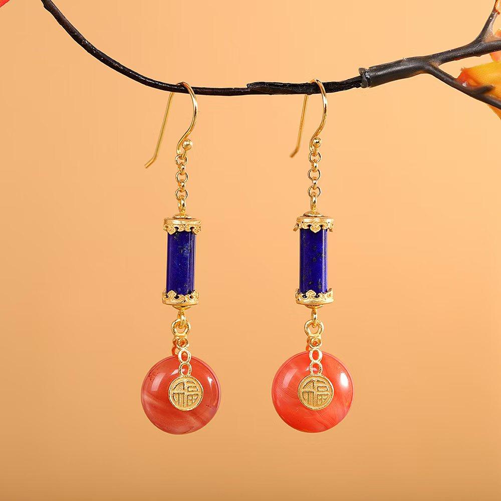 非金属亚克力耳饰 国风百百搭时尚耳环EH122102