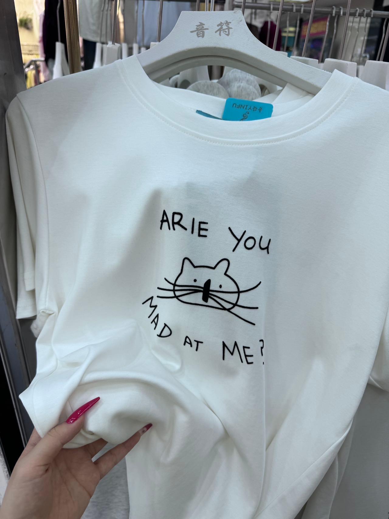 优米推荐音符简约时尚百搭上衣168-106