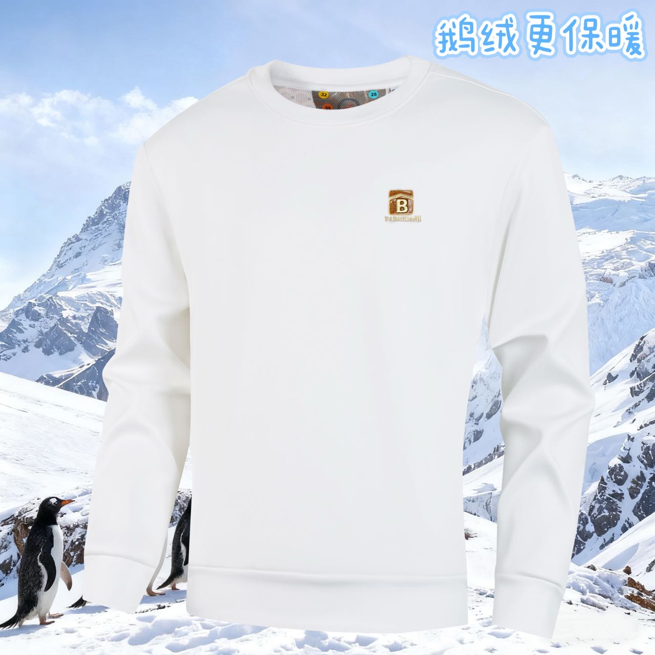 25秋冬情侣时尚百搭户外休闲加绒圆领套头卫衣36488