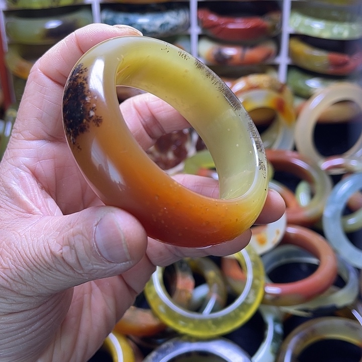 蛇纹石玉合金手镯