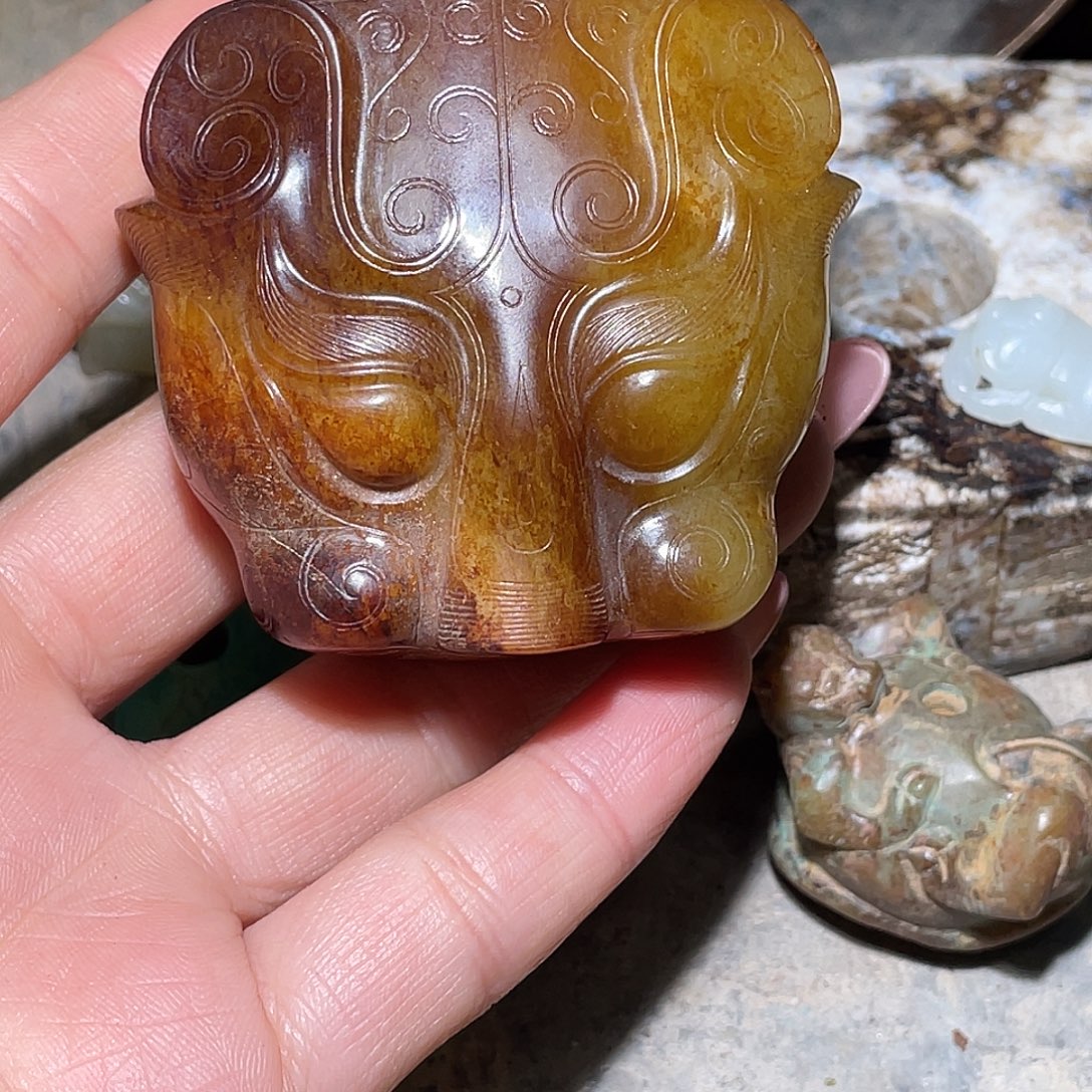 树***哥和田玉（糖玉）未镶嵌挂件